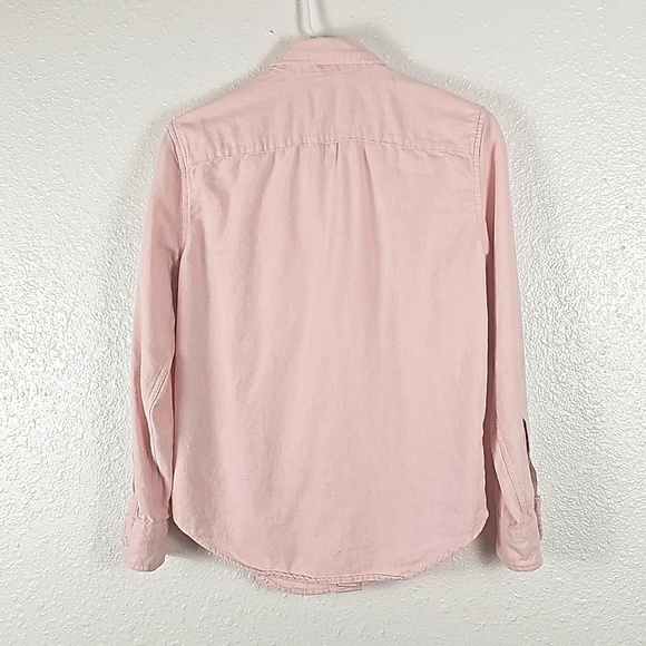 Abercrombie & Fitch XS Youth Pink Front Pocket Long Sleeve - Picture 6 of 7